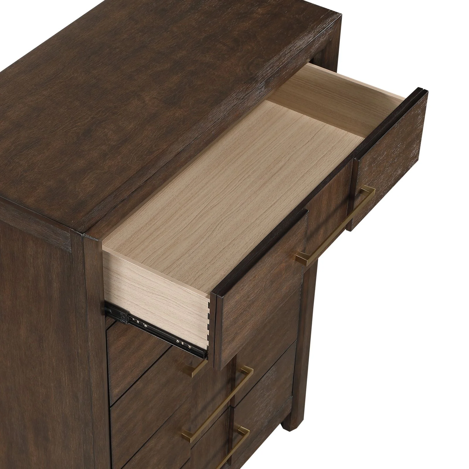 Kenzo Queen 5 Pc Bedroom Set Walnut - Image 20