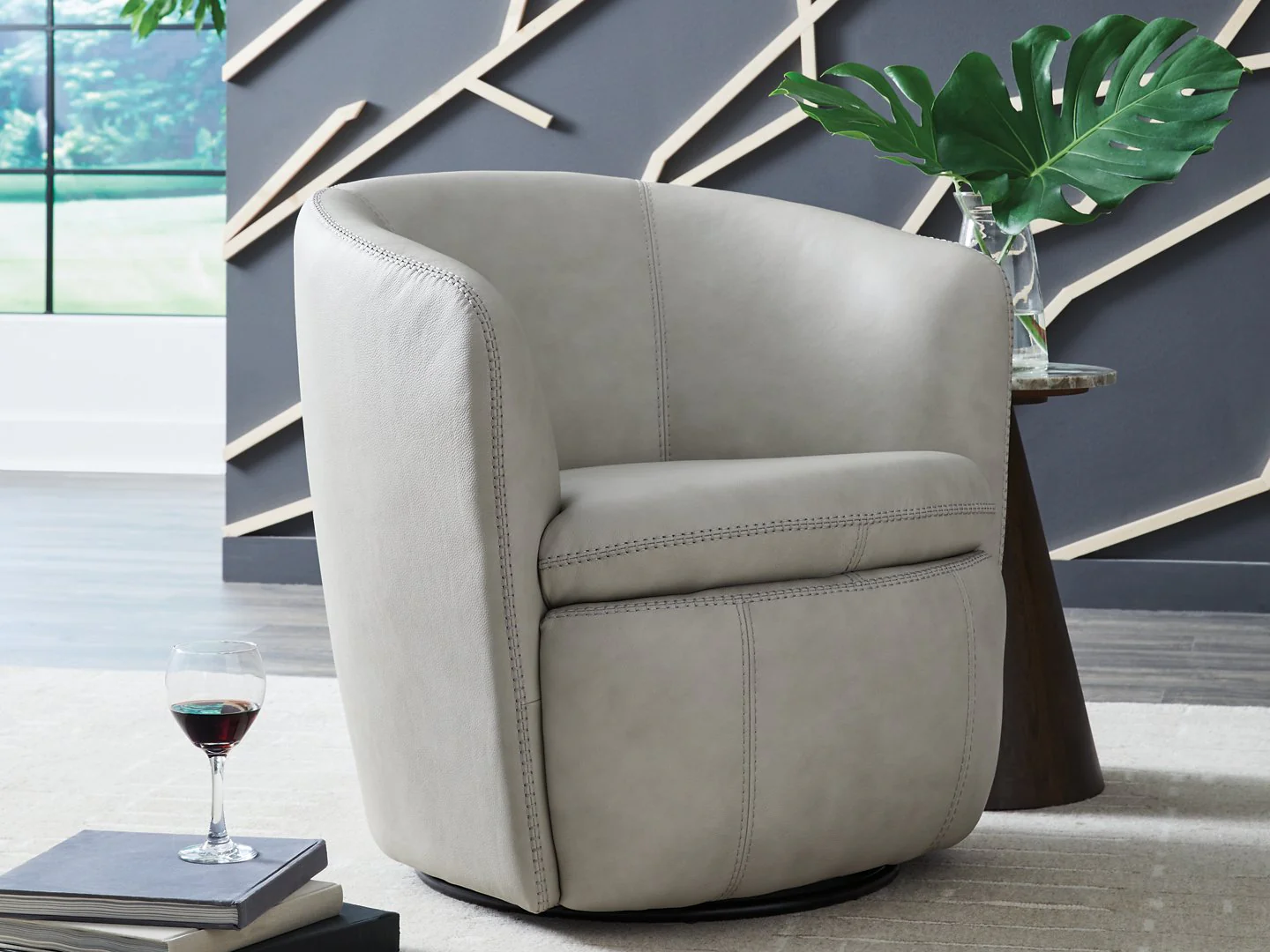 Kierreys Swivel Accent Chair - Image 16