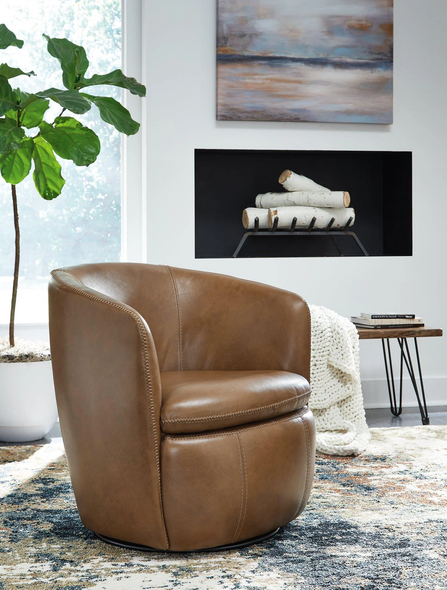 Kierreys Swivel Accent Chair - Image 2