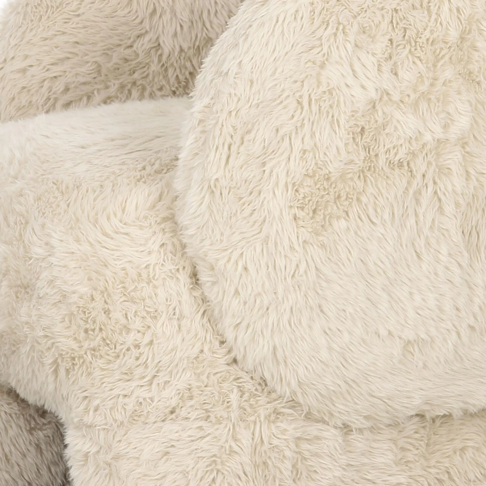 Kiki Natural Vegan Shearling Accent Chair - Image 5