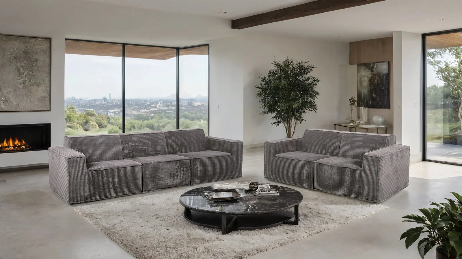 Kimara Loveseat, Dark Gray - Image 2