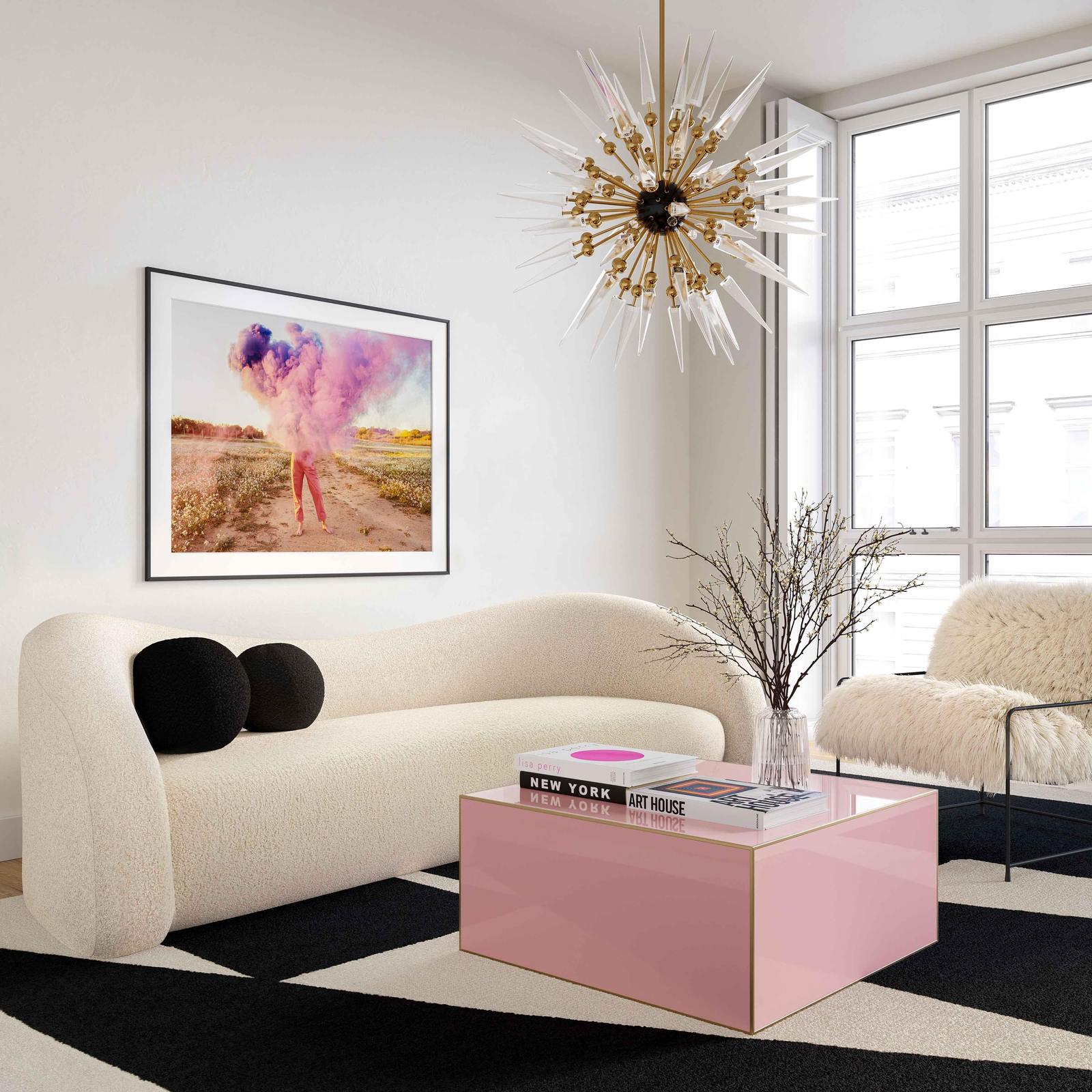 Kimi Natural Genuine Sheepskin Chair - Image 8