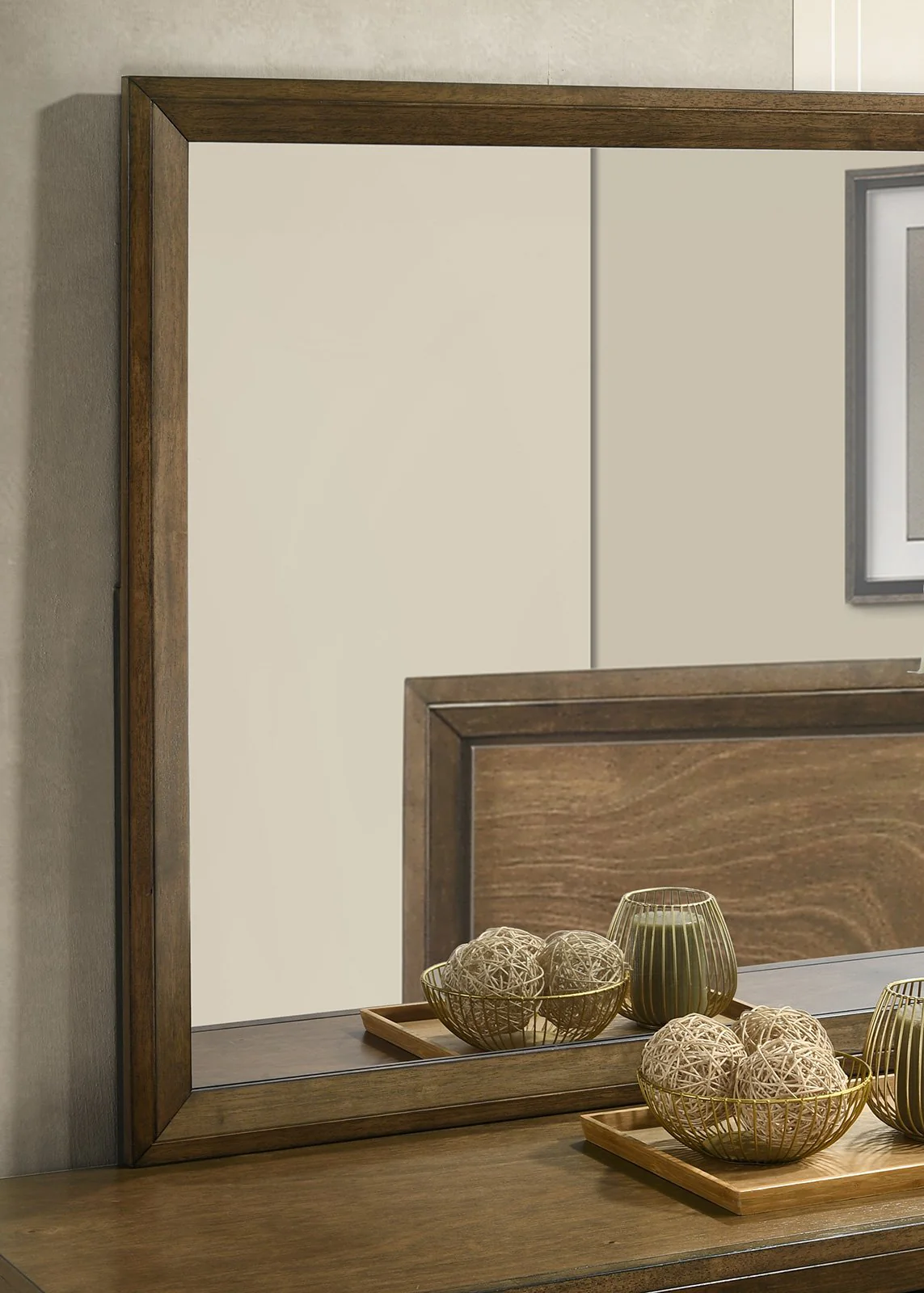 Kirkham Mirror, Walnut - Image 3