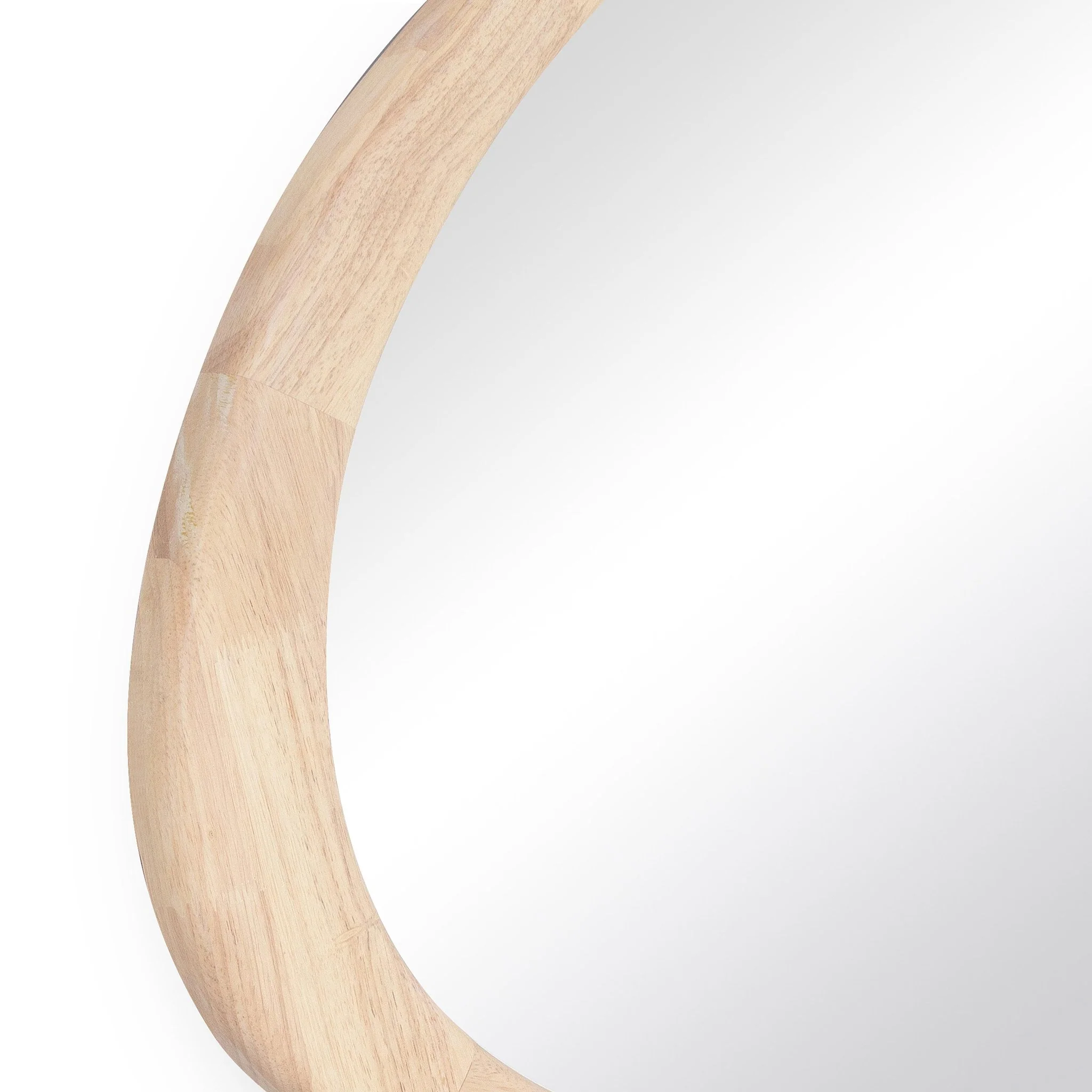 Klaryss Natural Wood Triangular Mirror - Image 6