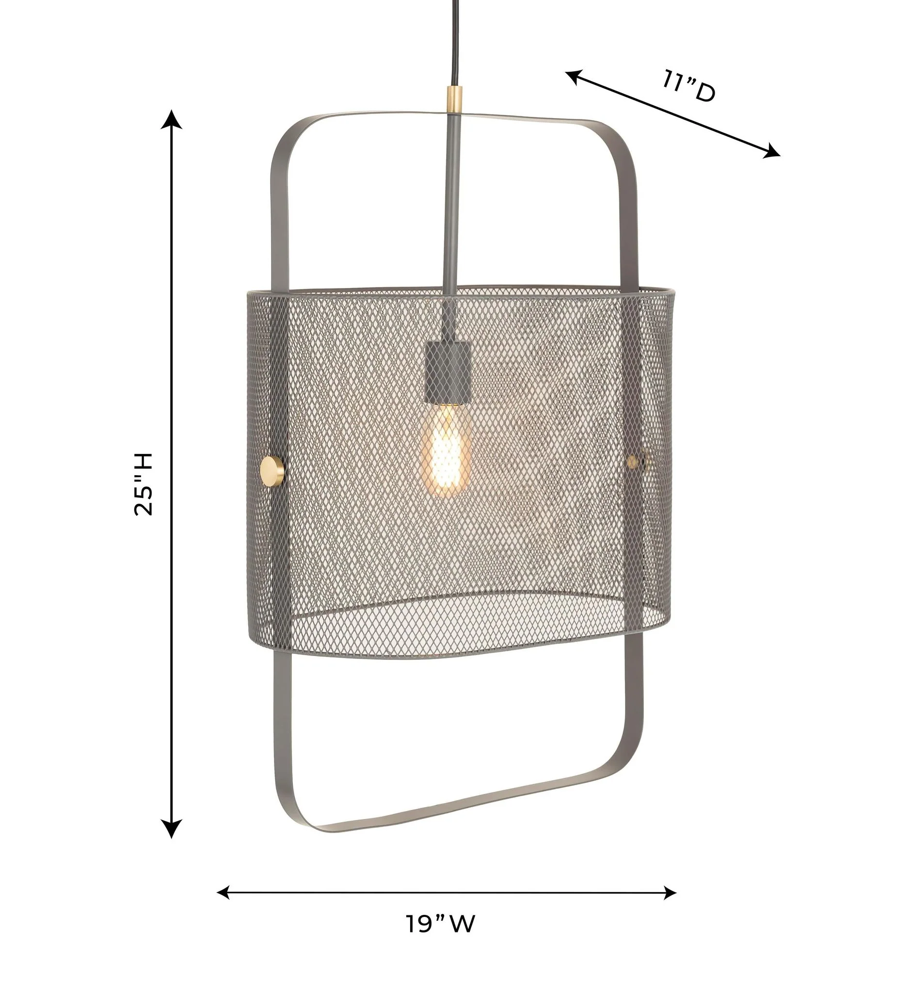 Klaus Large Grey Pendant - Image 8