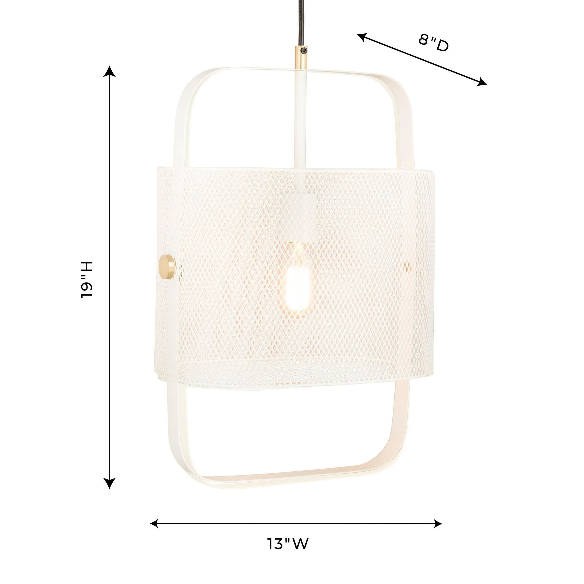 Klaus White Pendant - Image 2