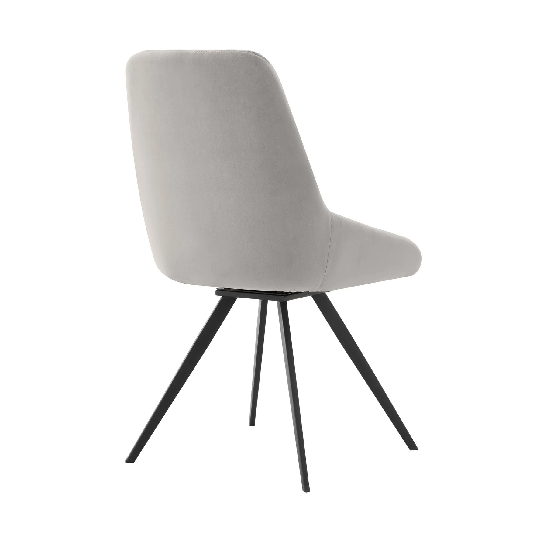 Knox Alison 5 Piece Dining Set with Gray Velvet Chairs - Image 3