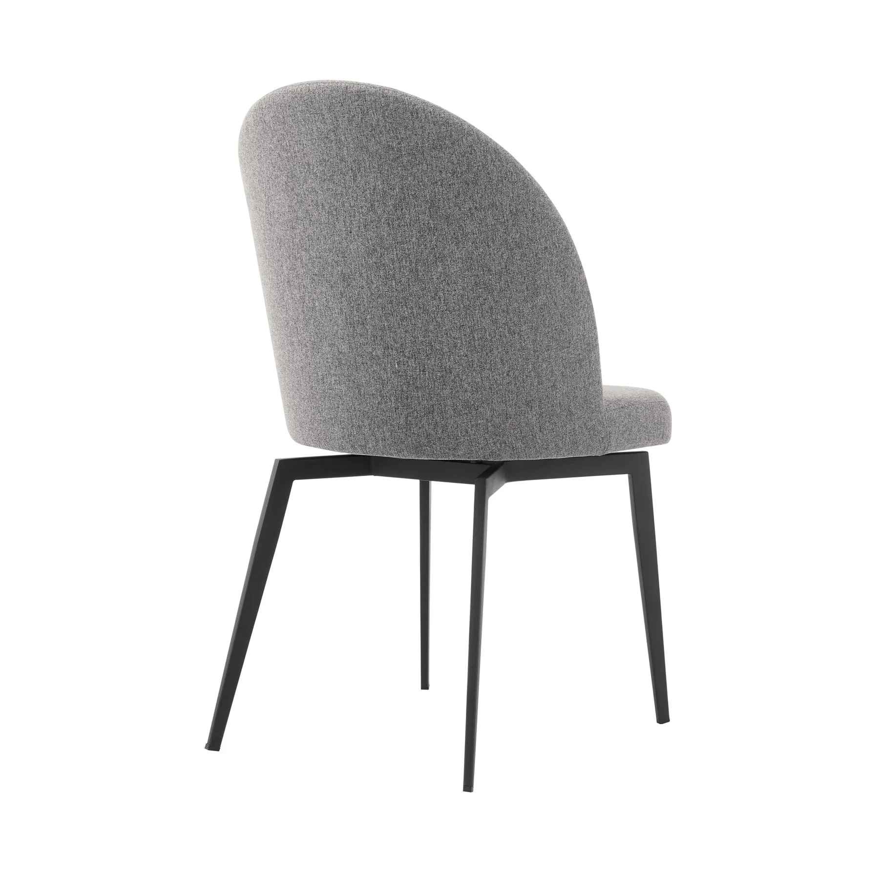 Knox Sunny 5 Piece Dining Set with Gray Fabric Chairs - Image 3