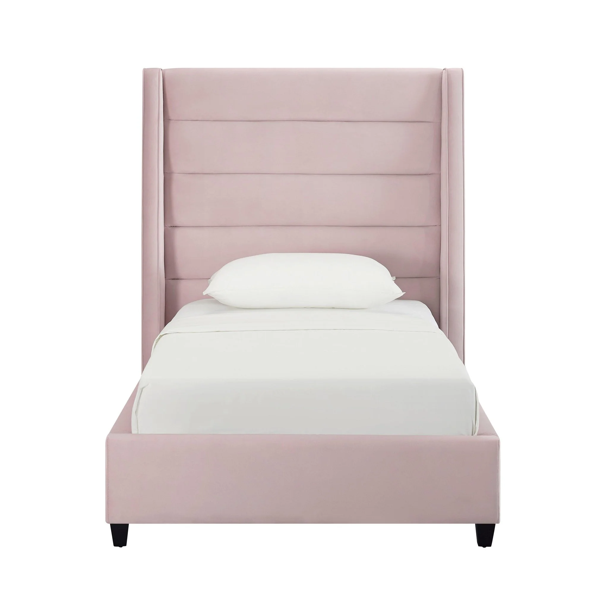Koah Blush Velvet Bed in Twin - Image 3