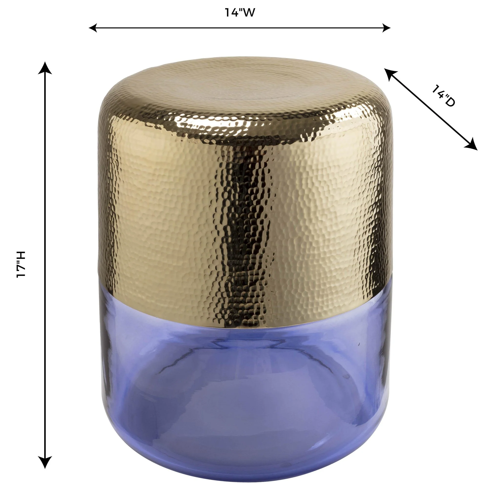 Kolla Purple Side Table - Image 5