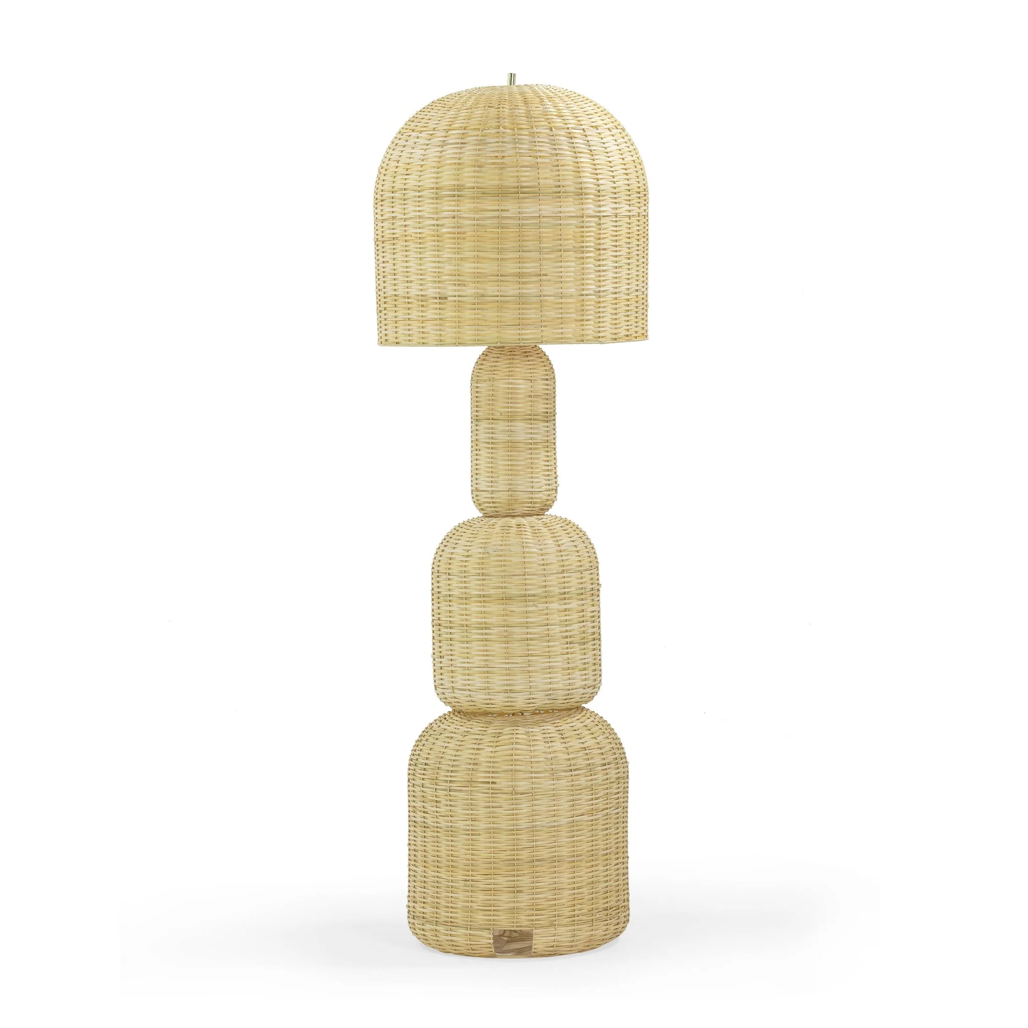 Kootu Natural Rattan Floor Lamp - Image 3