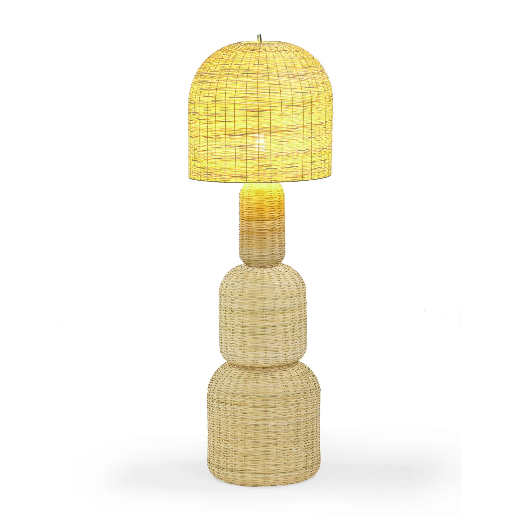 Kootu Natural Rattan Floor Lamp - Image 4