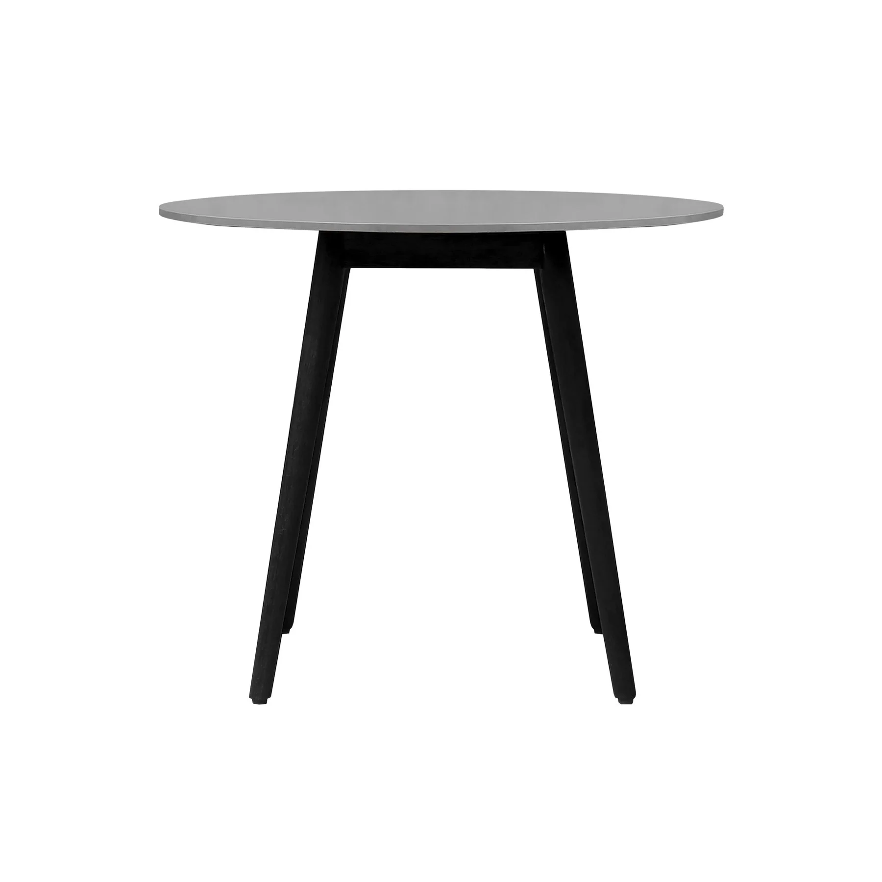 Kylie and Clip 3 Piece Outdoor Patio 36" Dining Set in Black Eucalyptus Wood and Blue Rope - Image 5