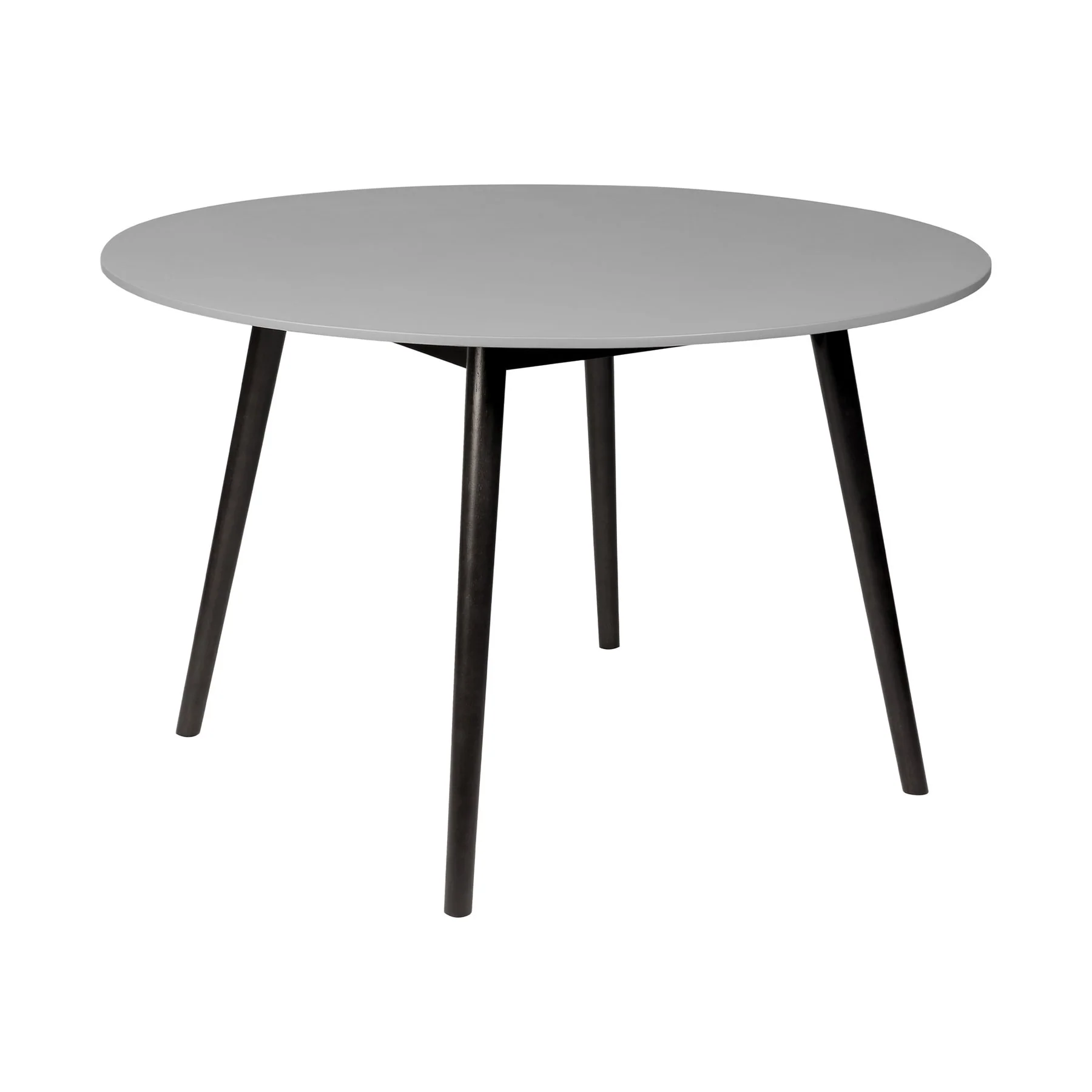 Kylie and Clip Outdoor Patio 5 Piece Dining Set in Gray Rope with Black Eucalyptus Wood - Image 4
