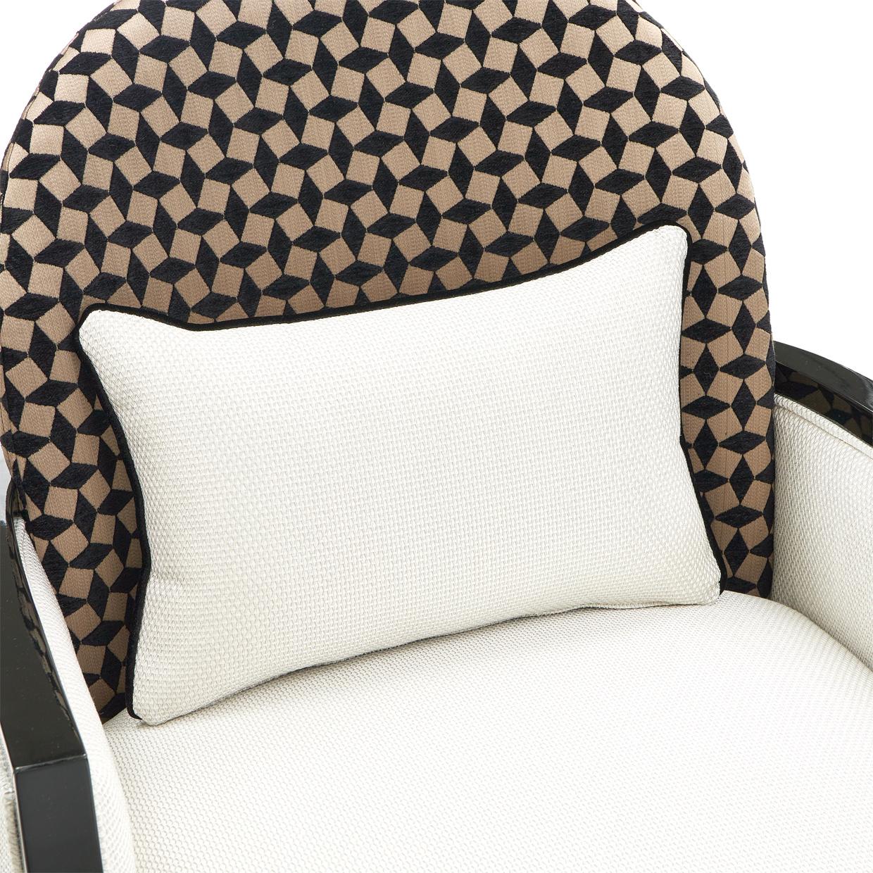 La Francaise Accent Chair - Cafe au Lait/Black - Image 11