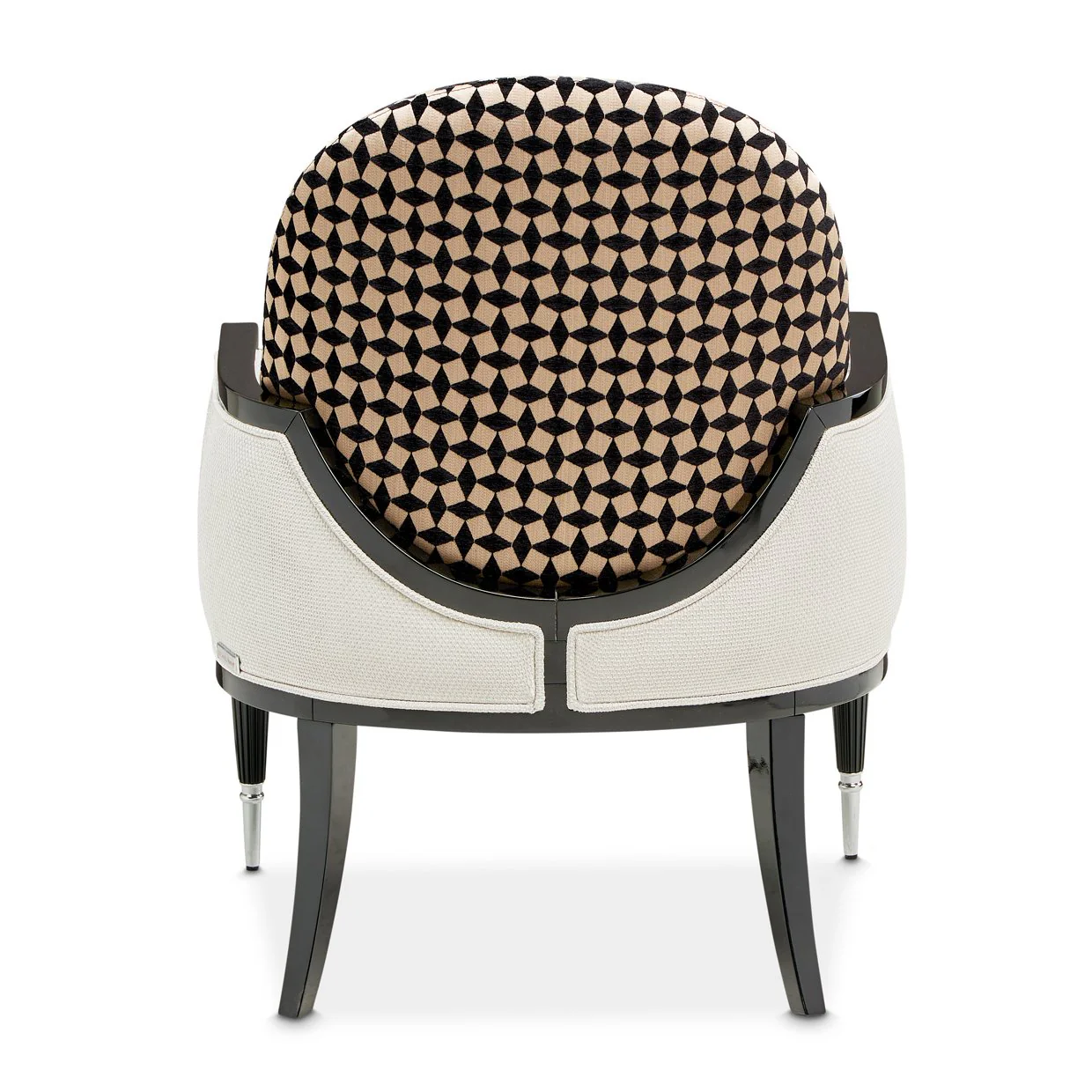 La Francaise Accent Chair - Cafe au Lait/Black - Image 5