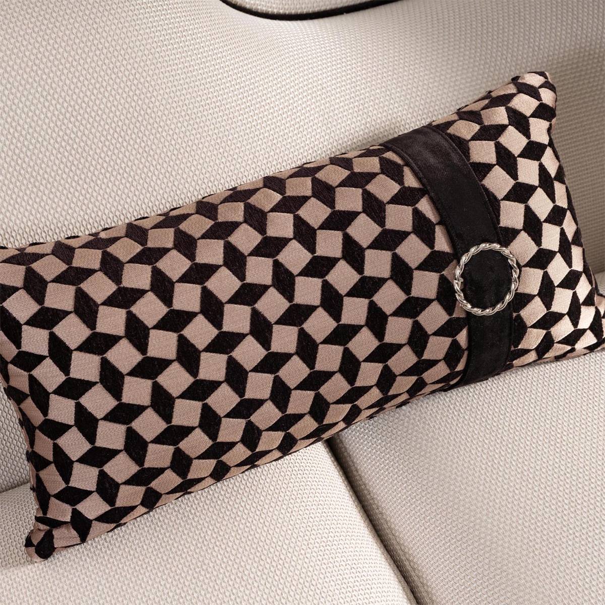 La Francaise Mansion Sofa - Cafe au Lait/Black - Image 12