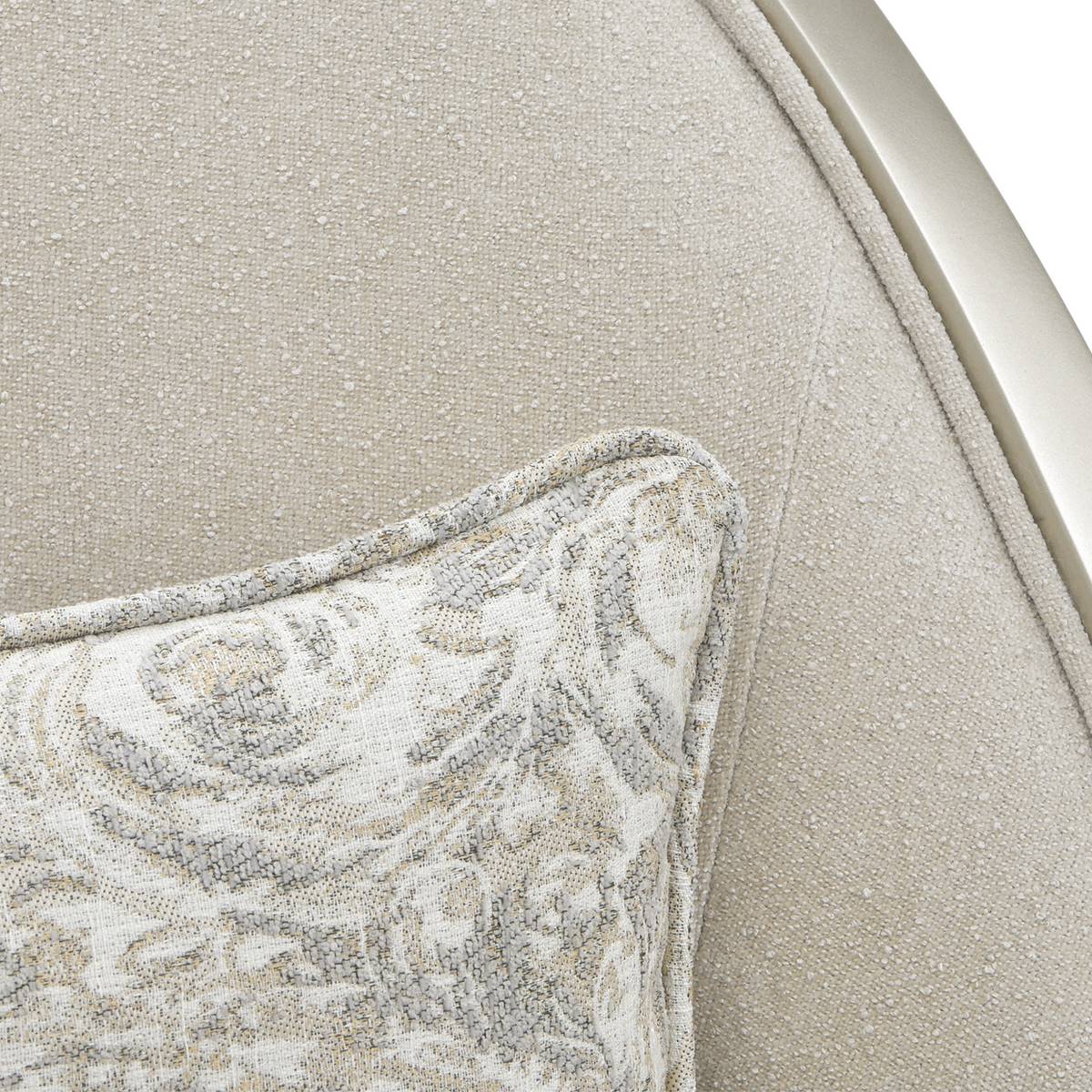 La Marisia Chenille Accent Chair - Tranquil/Light Champagne - Image 10