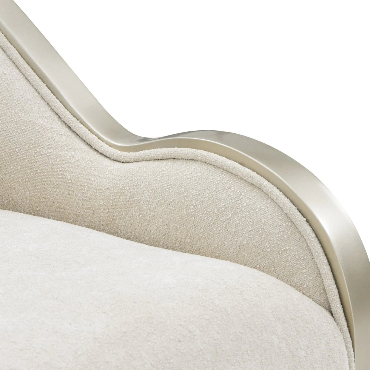 La Marisia Chenille Accent Chair - Tranquil/Light Champagne - Image 12