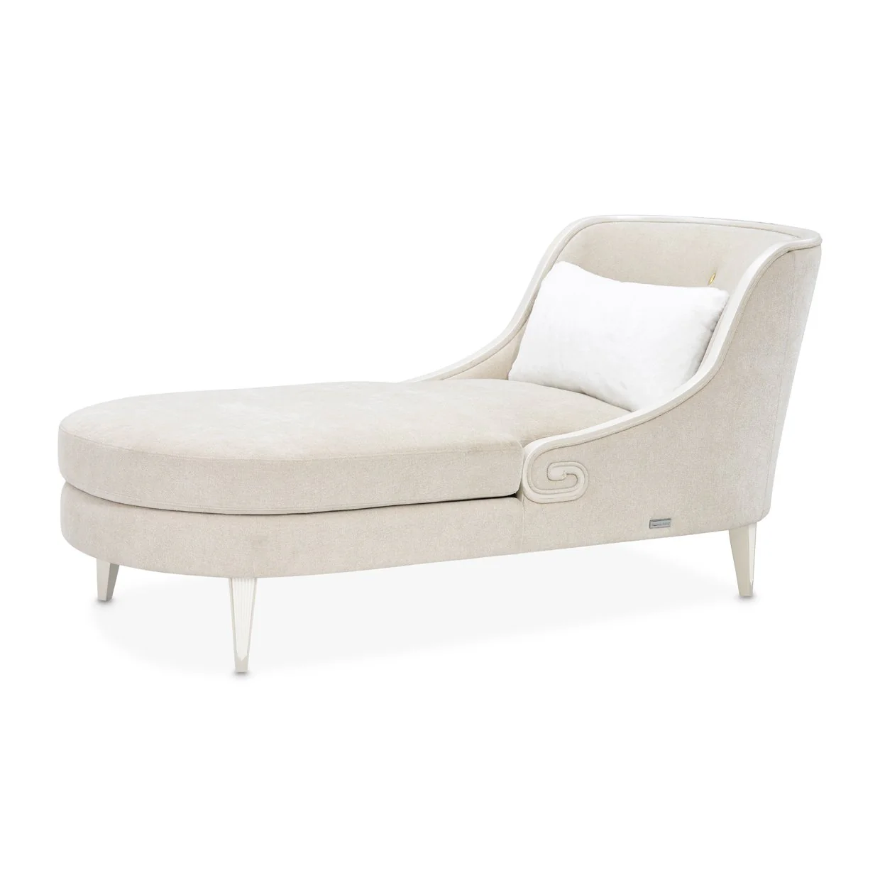 La Marisia Chenille Chaise - Tranquil/Light Champagne - Image 17