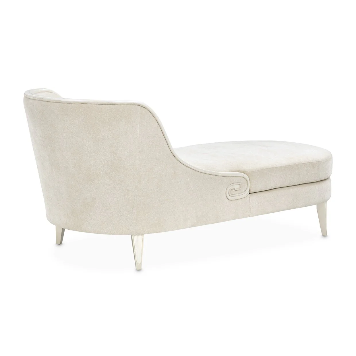 La Marisia Chenille Chaise - Tranquil/Light Champagne - Image 4
