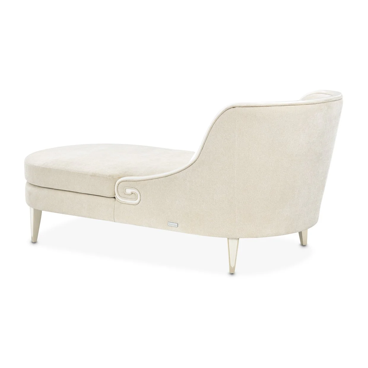 La Marisia Chenille Chaise - Tranquil/Light Champagne - Image 6