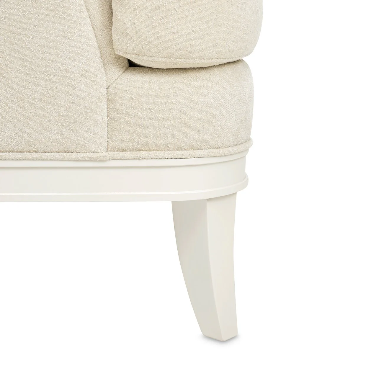 La Marisia Chenille Loveseat - Tranquil/Creamy Pearl - Image 13