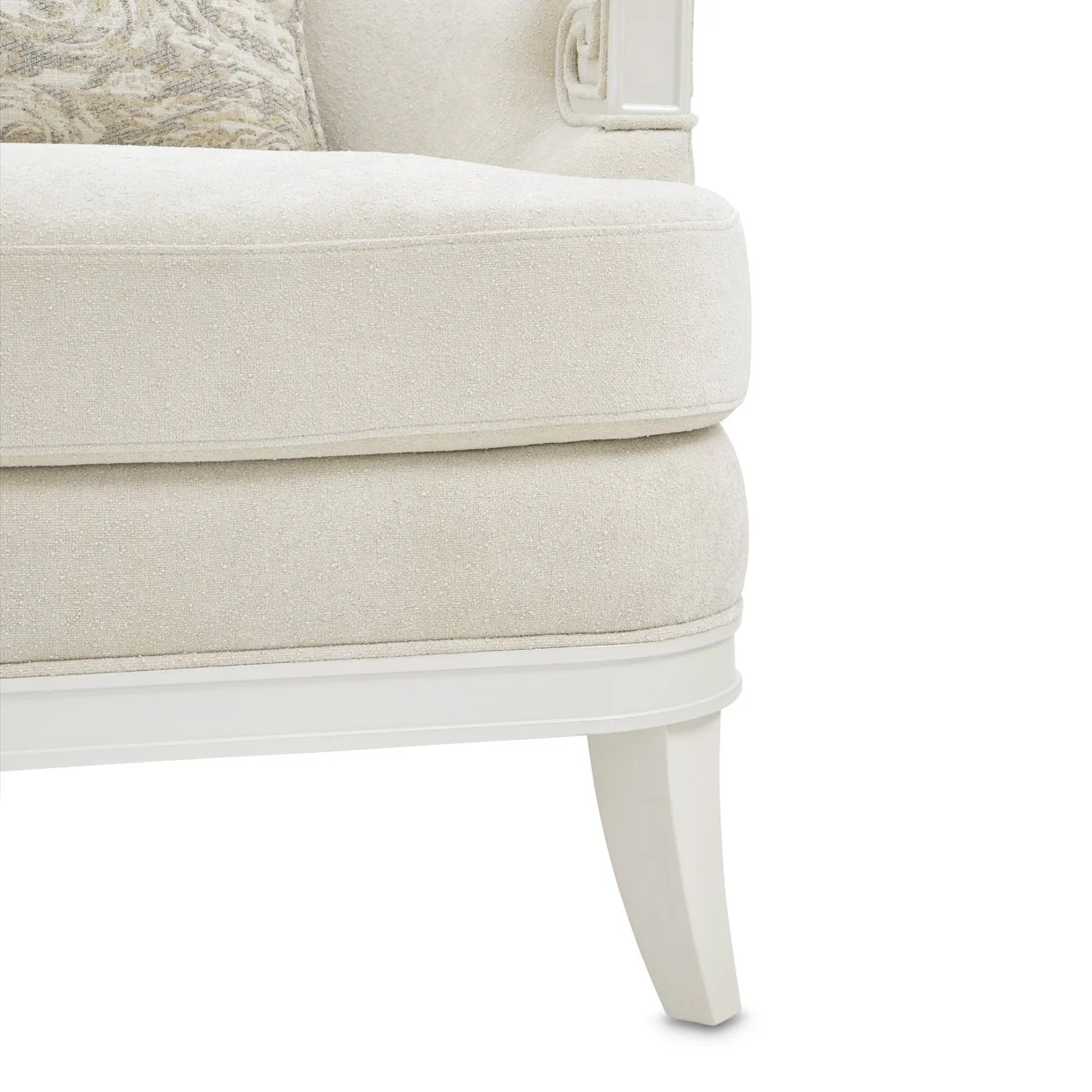 La Marisia Chenille Matching Chair - Tranquil/Creamy Pearl - Image 10