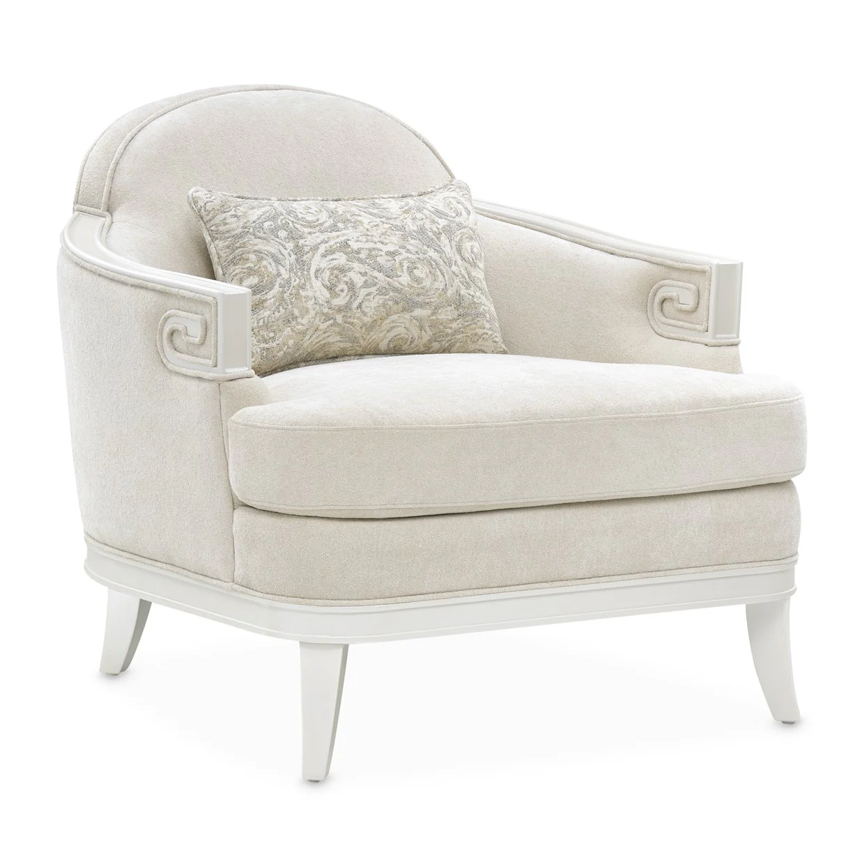 La Marisia Chenille Matching Chair - Tranquil/Creamy Pearl - Image 2
