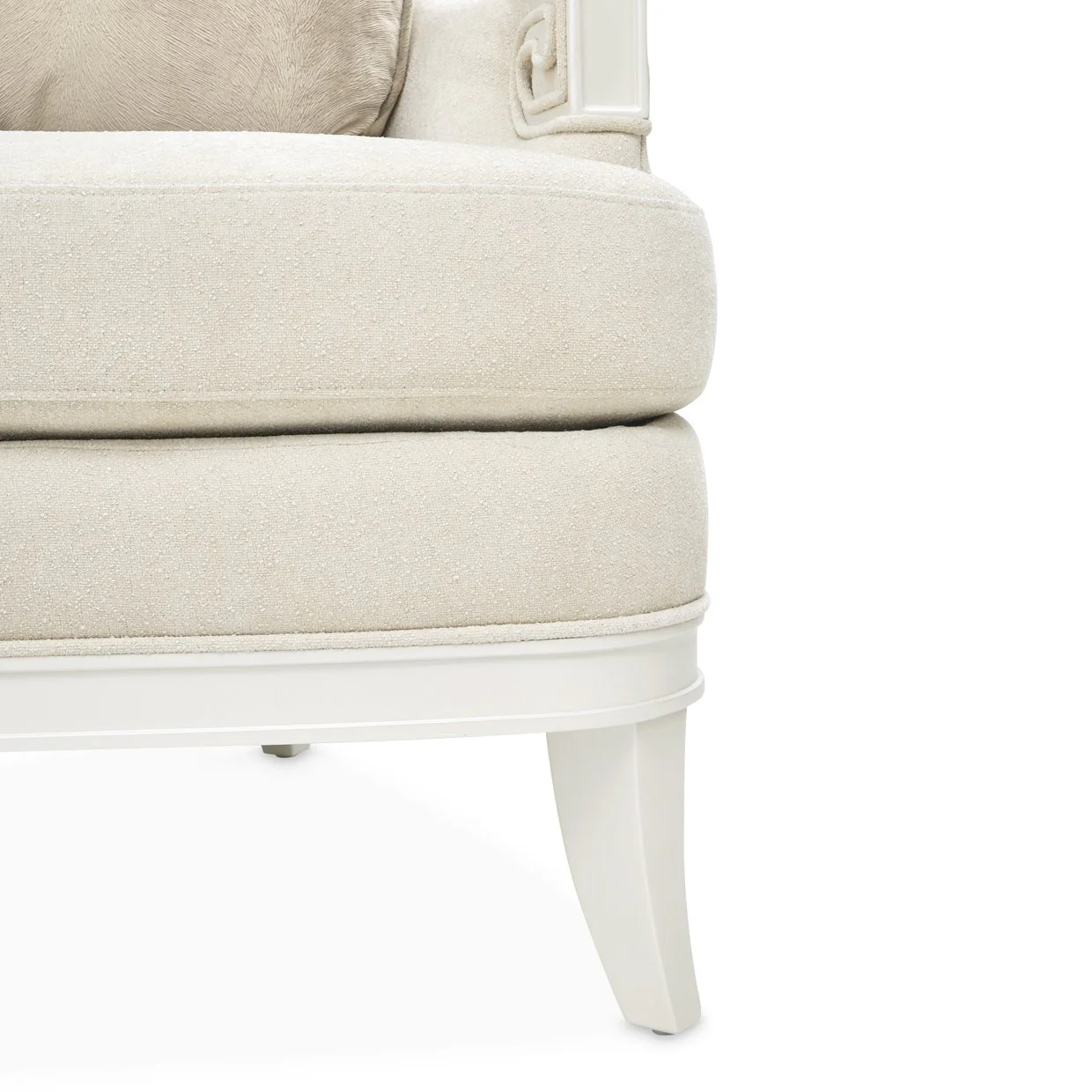 La Marisia Chenille Sofa - Tranquil/Creamy Pearl - Image 14