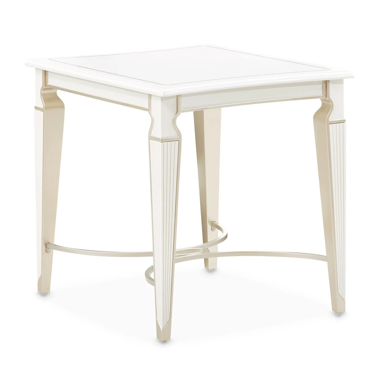 La Marisia End Table - Creamy Pearl - Image 3