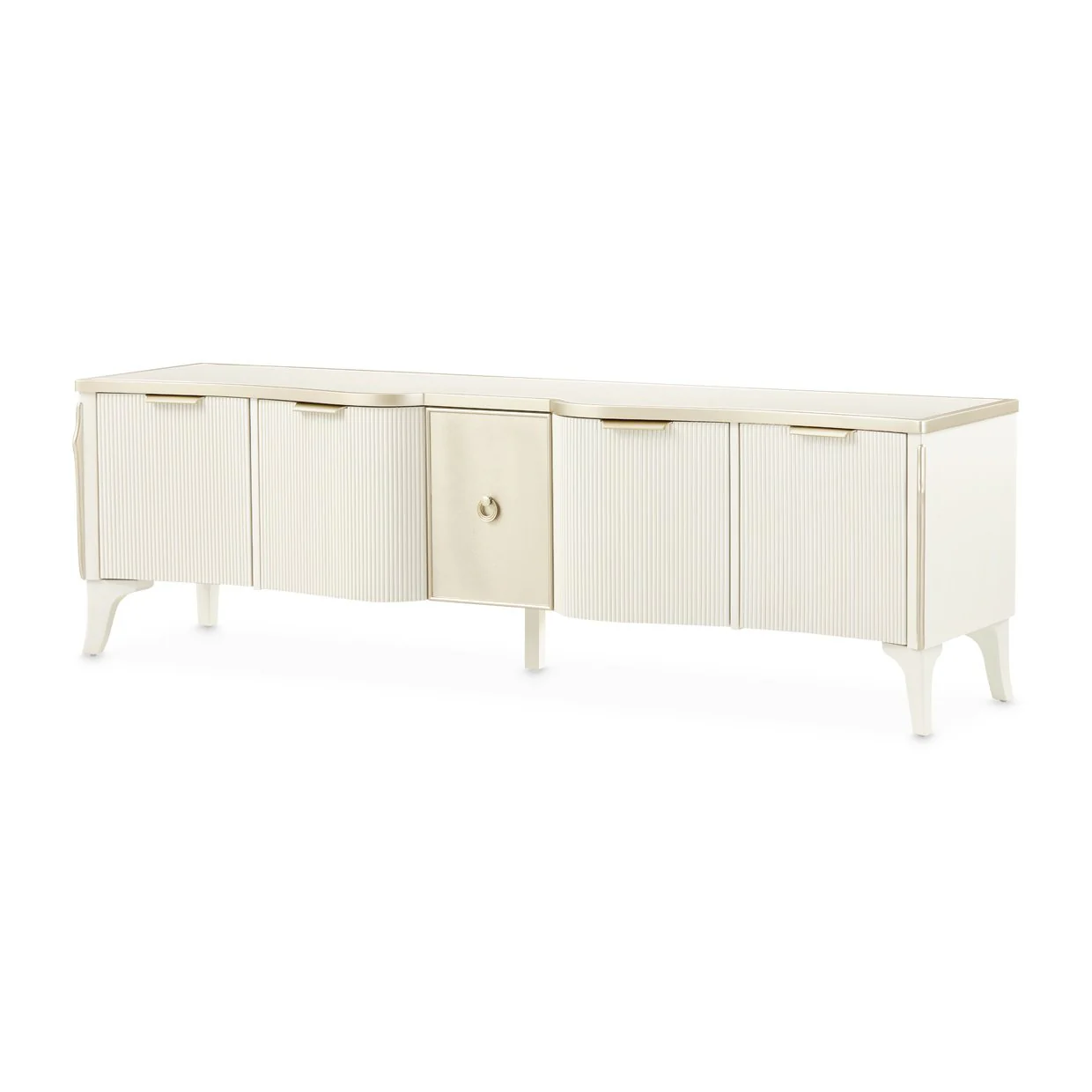 La Marisia Media Cabinet - Creamy Pearl - Image 16