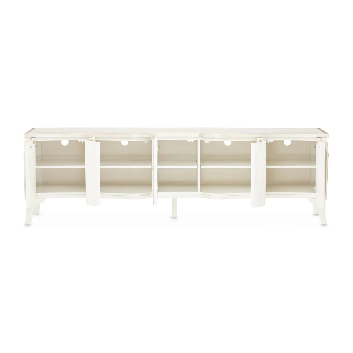 La Marisia Media Cabinet - Creamy Pearl - Image 2