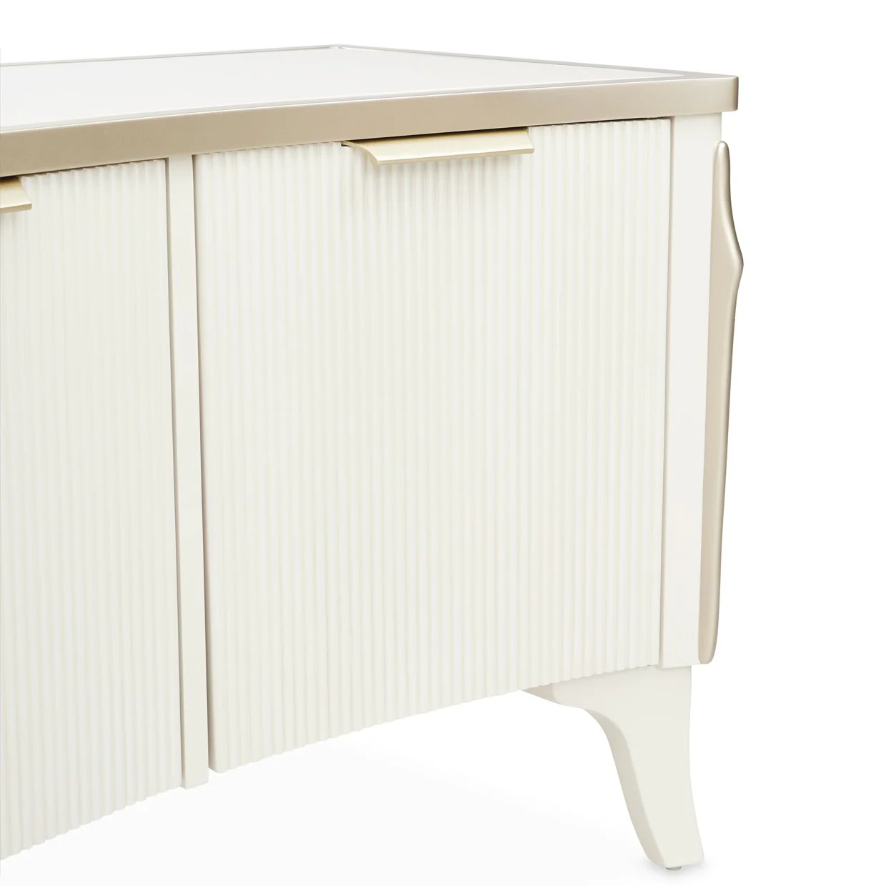 La Marisia Media Cabinet - Creamy Pearl - Image 9