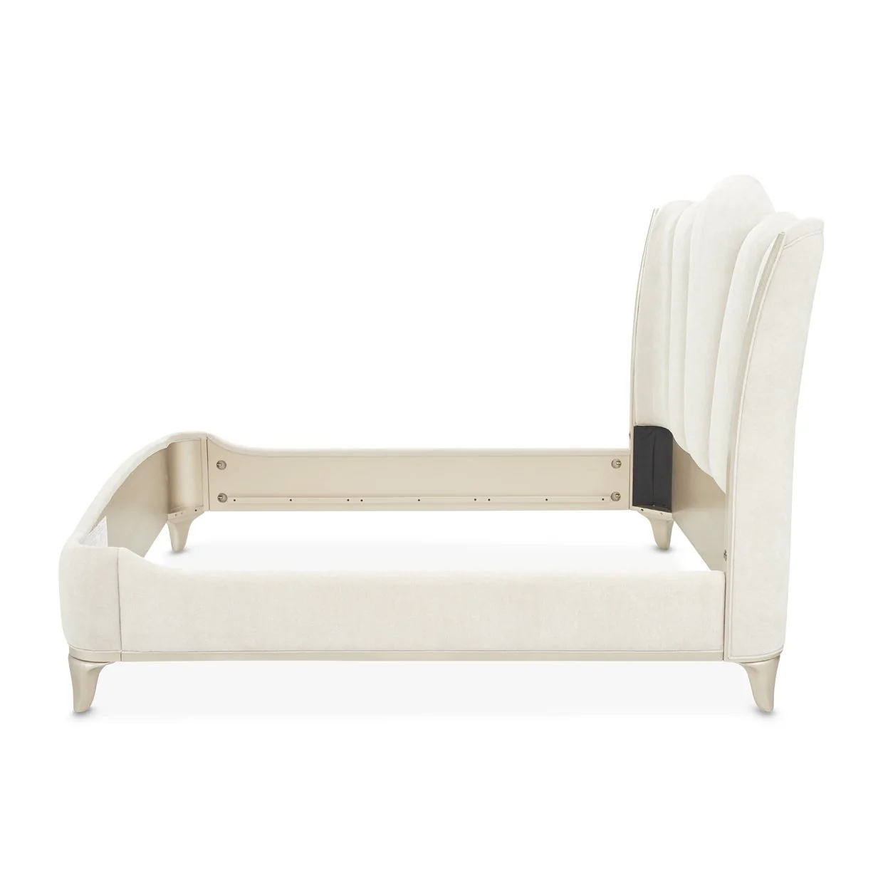 La Marisia Upholstered King Bed - Tranquil/Champagne Gold - Image 3