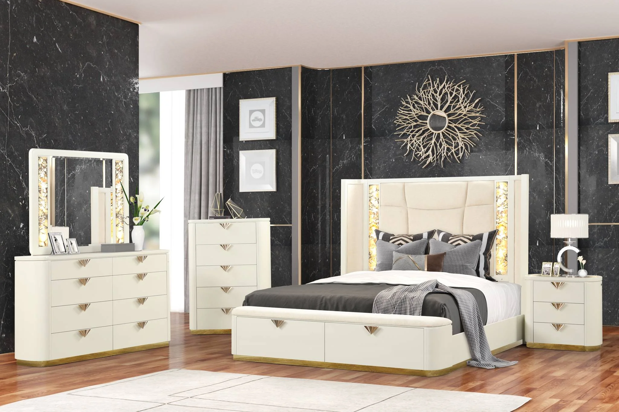 La Pierre King 5PC Bedroom Set - Image 21
