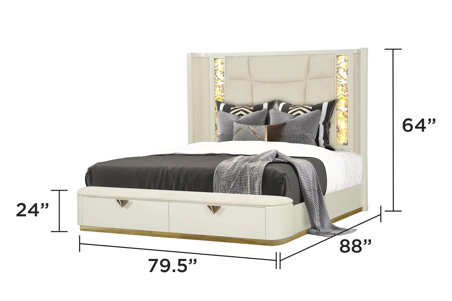 La Pierre King Bed - Image 4