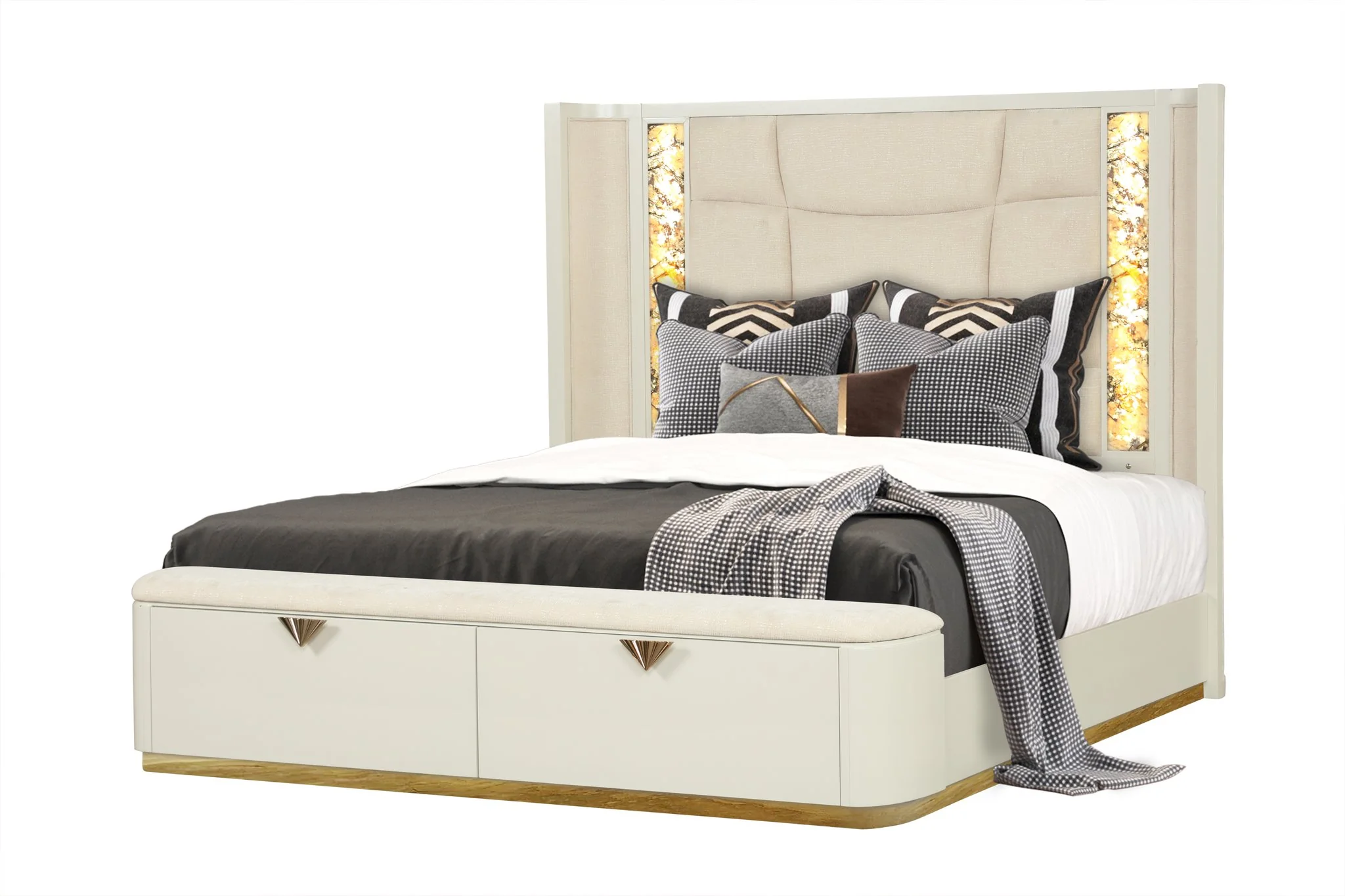 La Pierre Queen 4PC Bedroom Set - Image 2