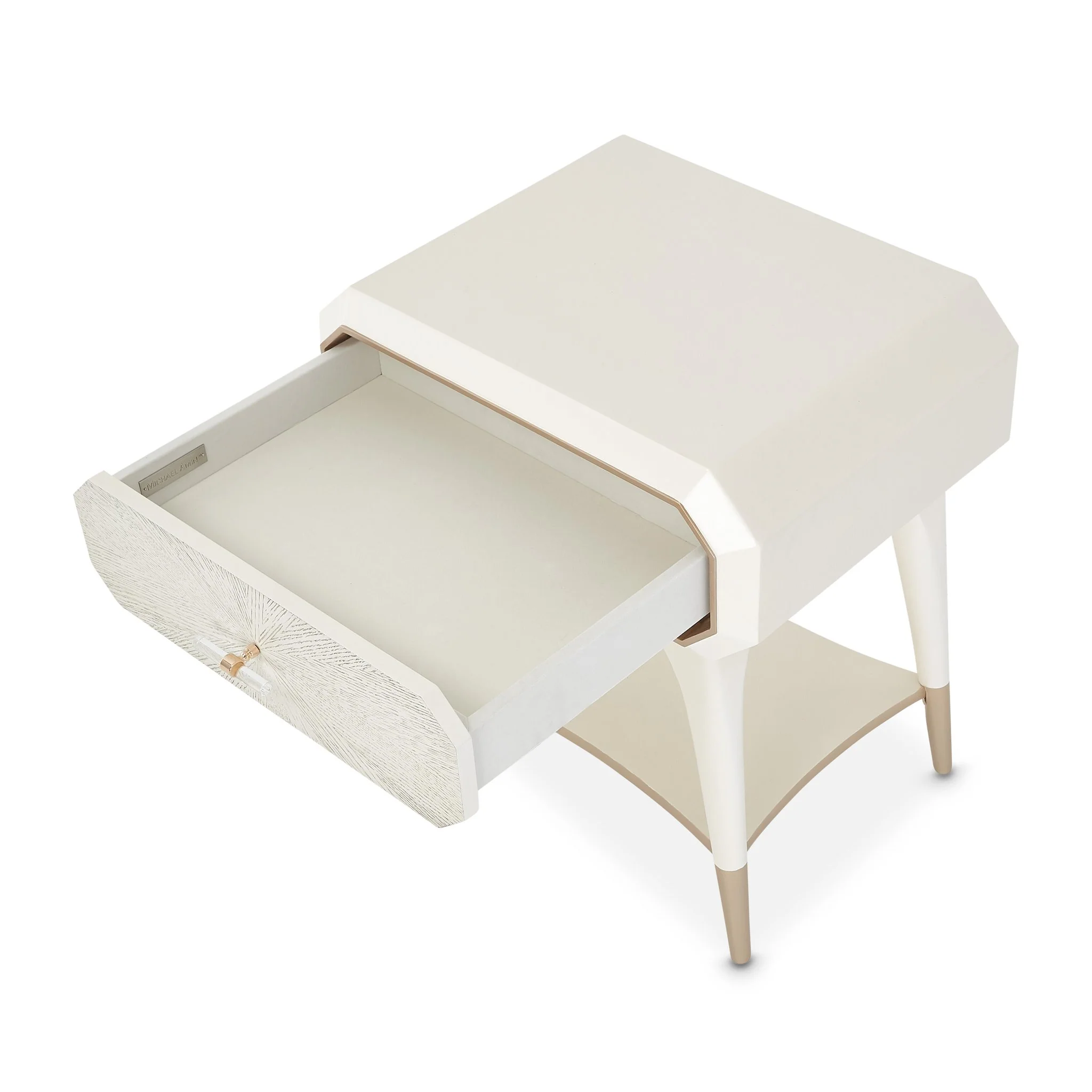La Rachelle 1-Drawer Nightstand - Champagne - Image 4
