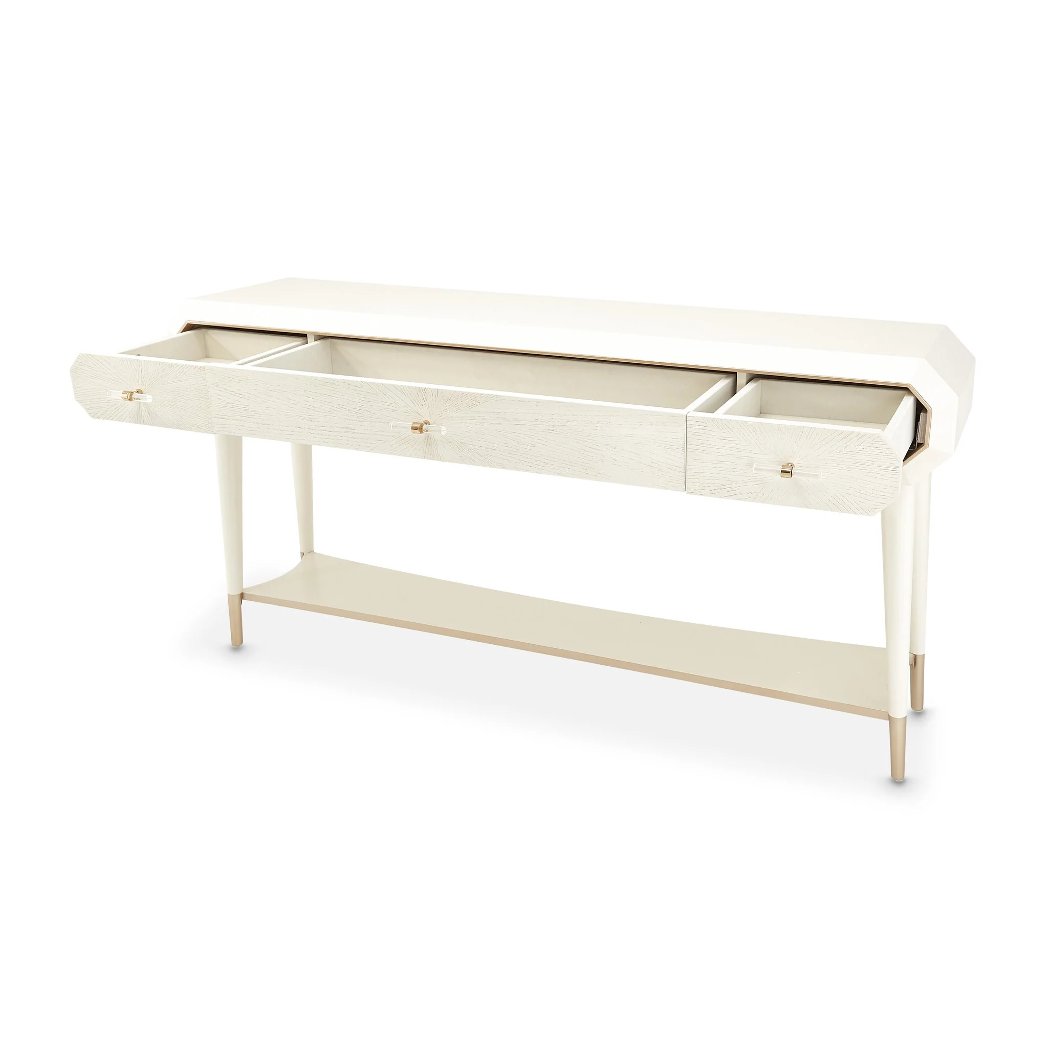 La Rachelle Console Table - Champagne - Image 3