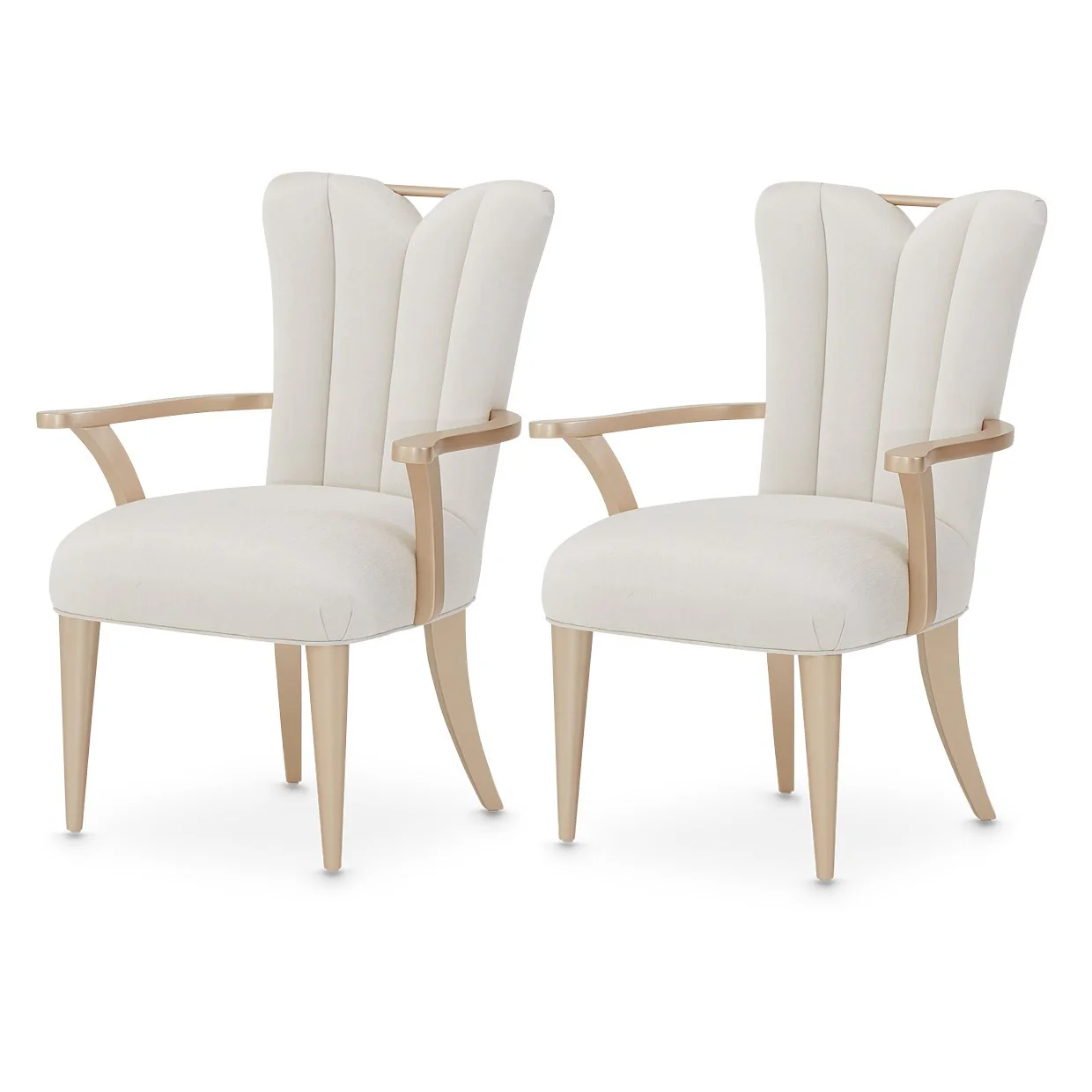 La Rachelle Dining Arm Chair - Medium Champagne - Image 11