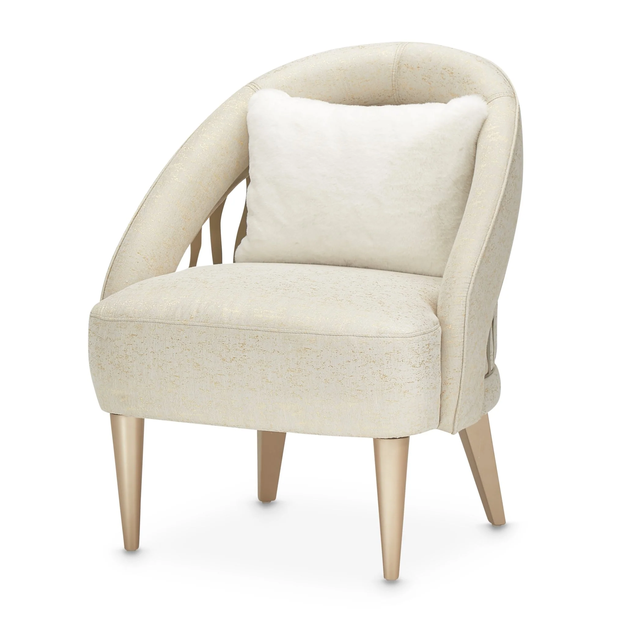 La Rachelle Flame Chair - Gold Rush/Champagne - Image 11