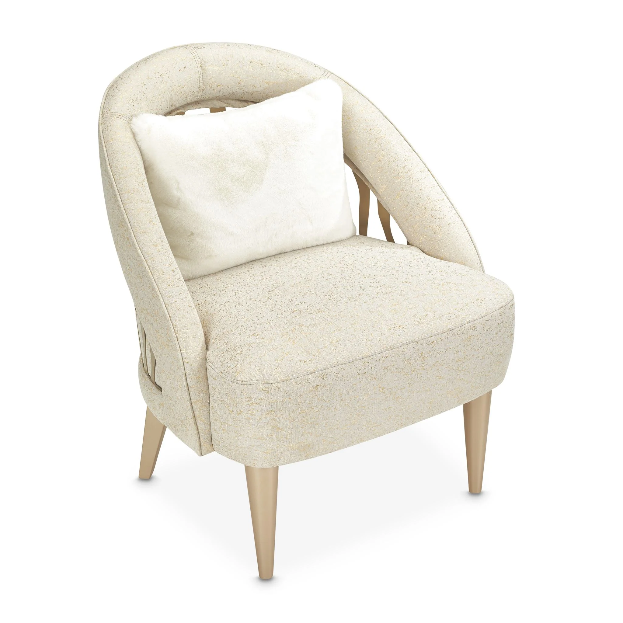 La Rachelle Flame Chair - Gold Rush/Champagne - Image 5