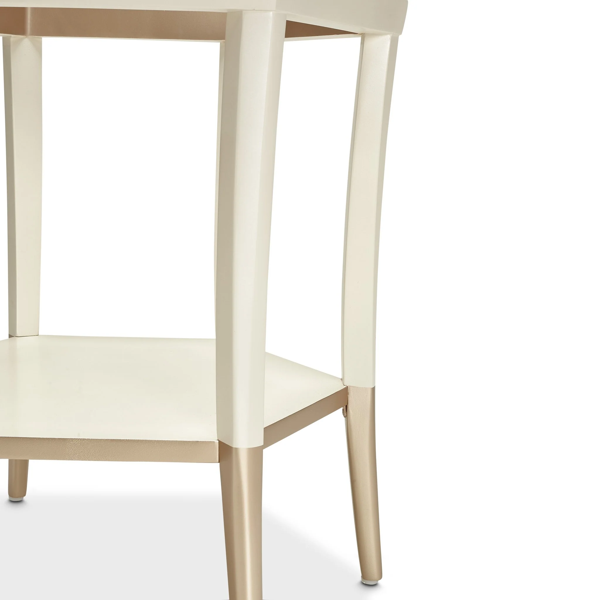La Rachelle Hexagon Accent Table - Champagne - Image 5
