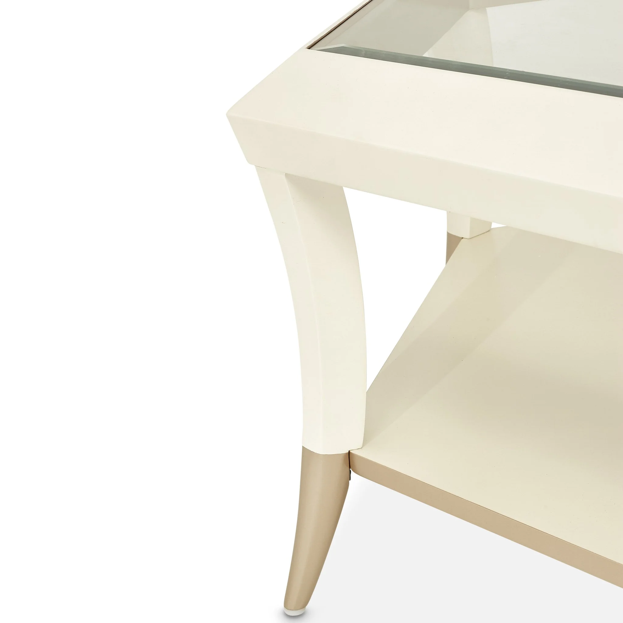 La Rachelle Hexagon Cocktail Table - Champagne - Image 4