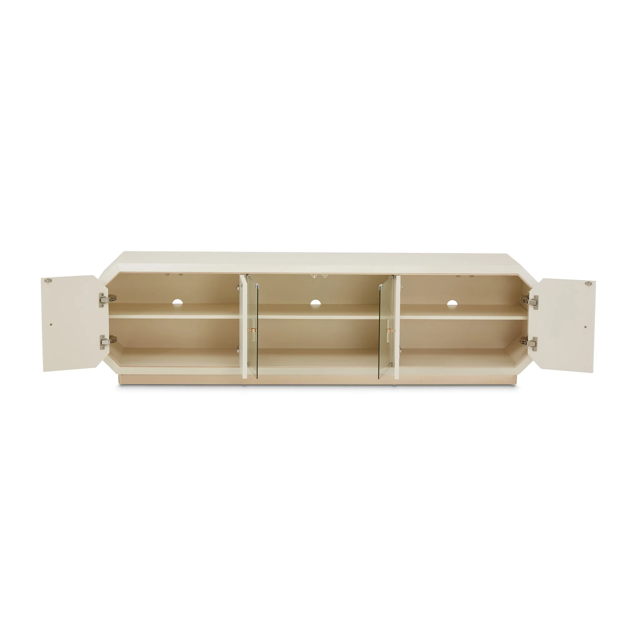 La Rachelle Media Cabinet - Champagne - Image 3