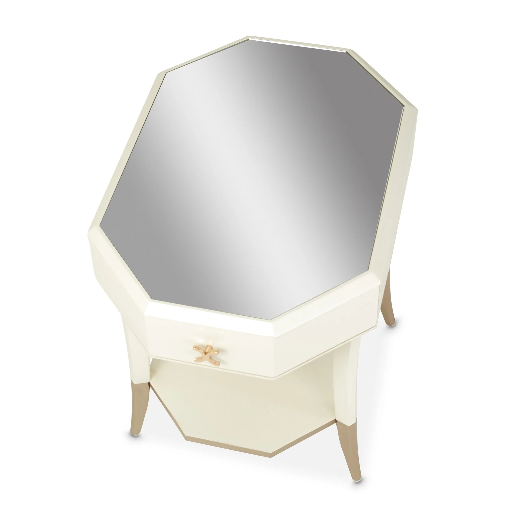 La Rachelle Octagonal End Table - Champagne - Image 8