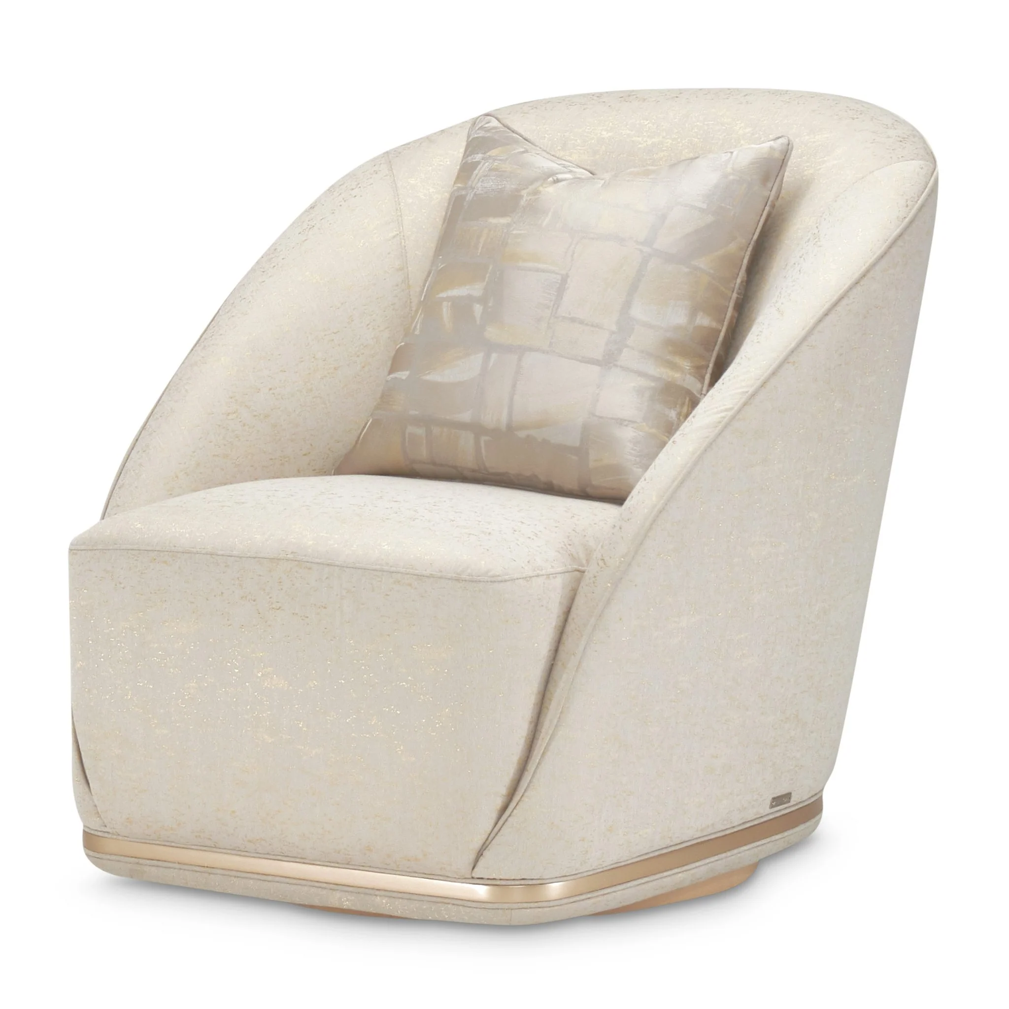 La Rachelle Swivel Chair - Gold Rush/Champagne - Image 13