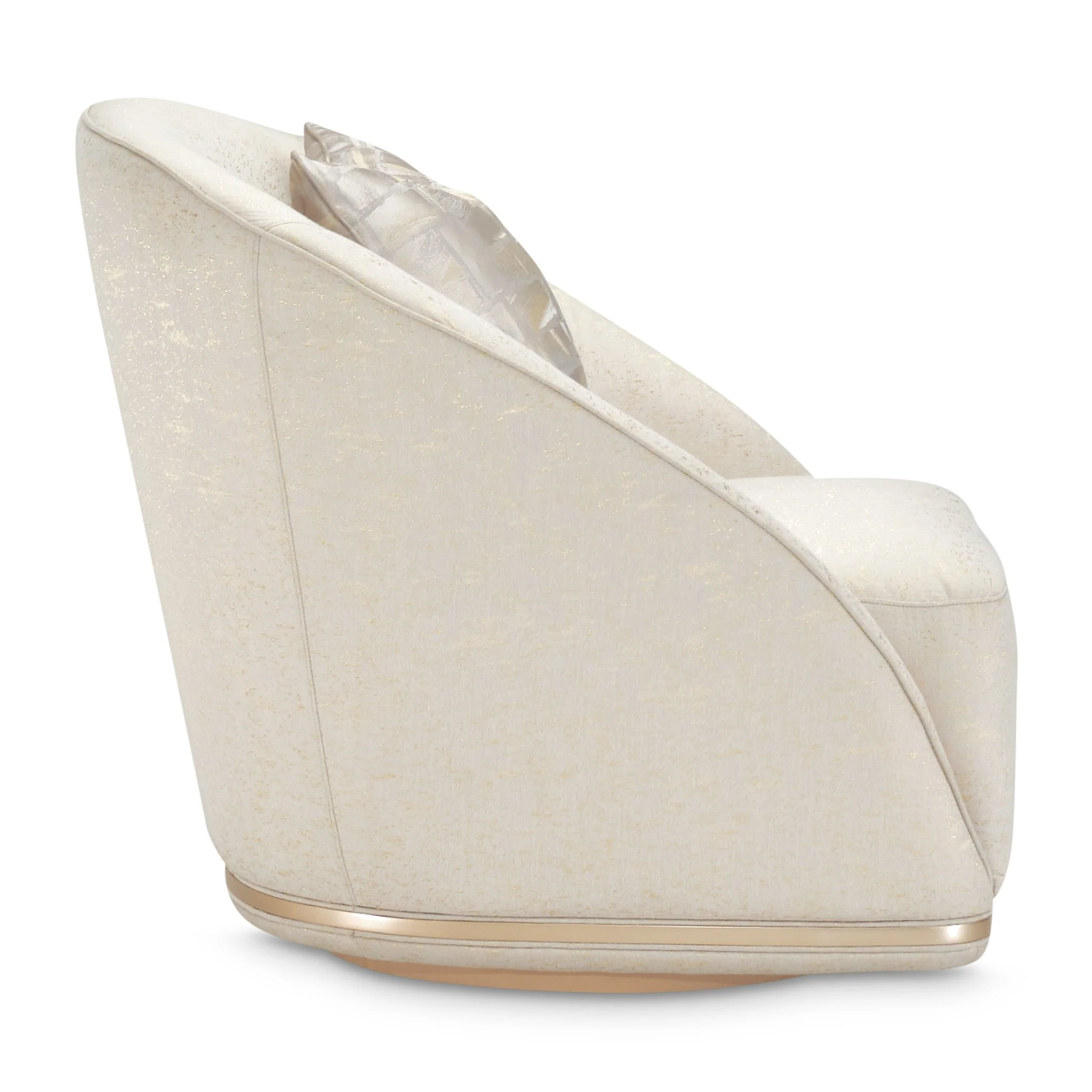 La Rachelle Swivel Chair - Gold Rush/Champagne - Image 3