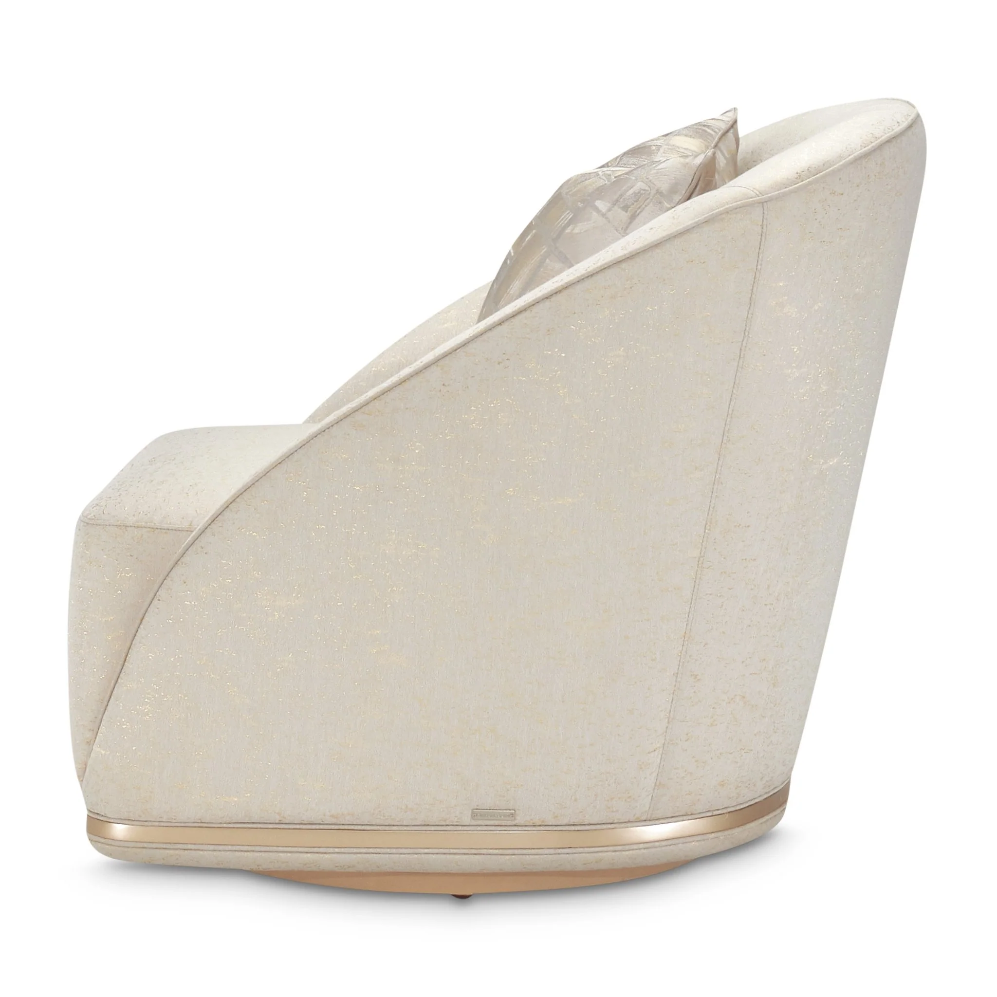 La Rachelle Swivel Chair - Gold Rush/Champagne - Image 7